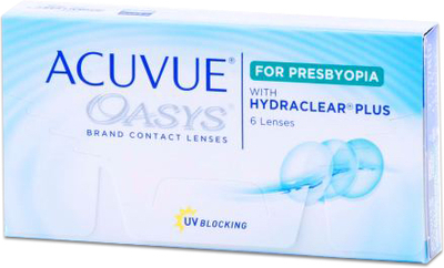 ACUVUE® OASYS for PRESBYOPIA with HYDRACLEAR® Plus 6pk 1